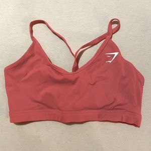 Hot Pink Gymshark V Neck Bra
